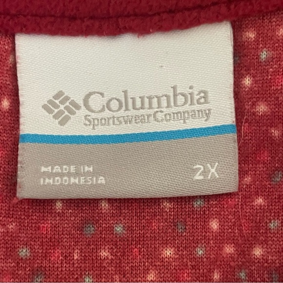 Columbia sportswear company Red Women's 1/4 zip size 2XL - Picture 5 of 7